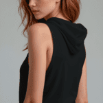 sleeveless front black