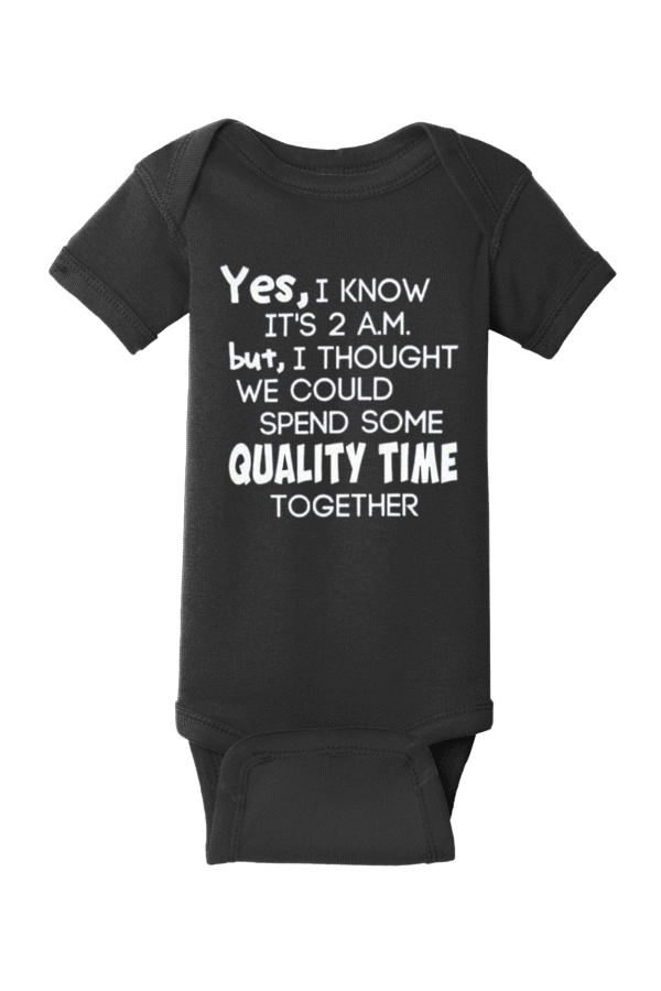 short sleeve baby bodysuit