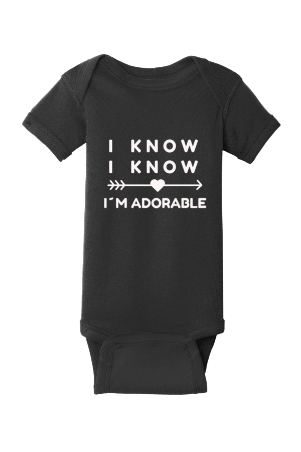 short sleeve baby bodysuit