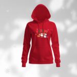 HOODIE WOMEN RED 1