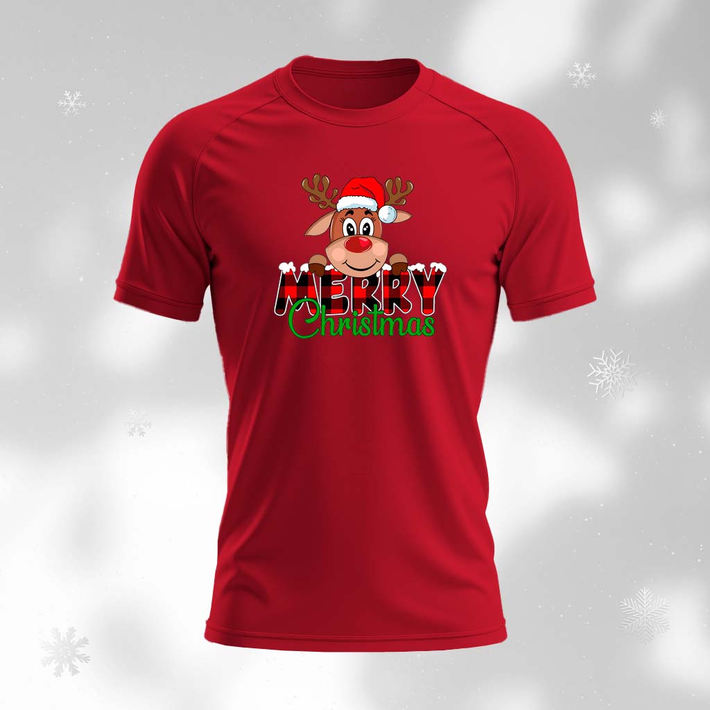 MEN-TRUE RED-D5 t-shirt christmas